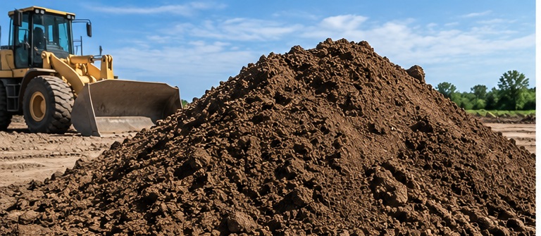 Fill dirt pile